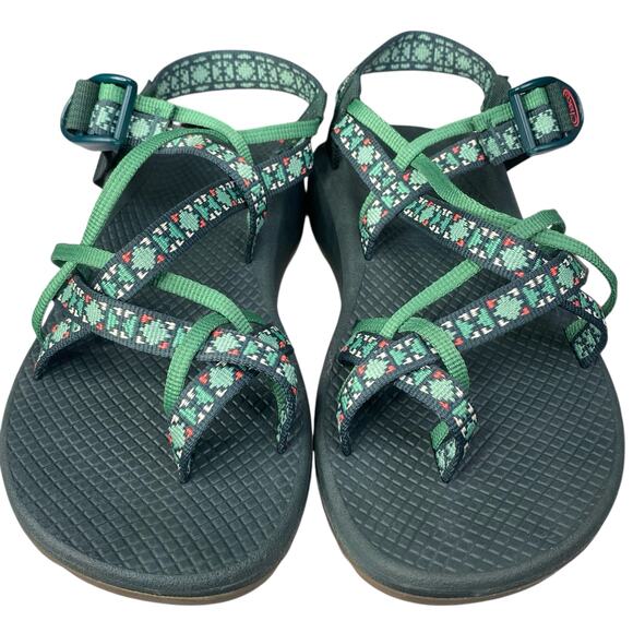 Chaco Women’s Z Cloud X2 Green Hiking Trail Sandal Size US 8 - Picture 6 of 9